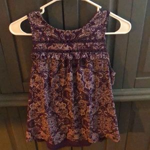 Merona purple sleeveless blouse. Size XS.